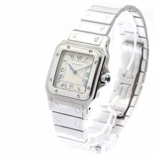 Cartier Santos GalbeeLM W20011C4 Date YG Bezel Quartz Watch_951356 2