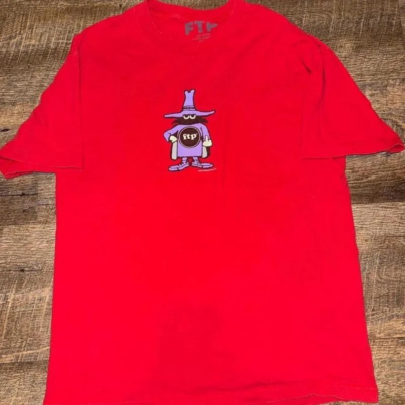OLD FTP T-Shirt Red — streetwear — resale