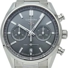 Tag Heuer — TAG Heuer Carrera Caliber Heuer 02 Chronograph GMT CBG2A1Z.BA0658 Stainless ... — Watch — resale