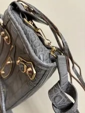 Balenciaga Mini City Metalic Edge Croco * No Mirror 2