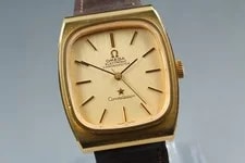 Omega — [N ] Omega Constellation Cal.1250 Ref.193.766 Gold Square Quartz — Watch — resale