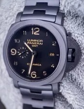 Panerai Luminor 1950 Ceramica PAM 438 44mm Limited Edition Msrp $14,400 3