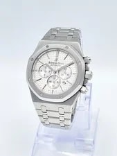 Audemars Piguet Royal Oak 41mm 26320ST Chronograph White Dial Box Papers 2015 3