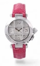 Cartier — Cartier Pasha de 32 Classique Date 18ct White Gold & Diamond Grid - 32mm — Watch — resale