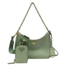 Prada — Prada Re-Edition 2005 1BH204 Light GHW #1953 — Handbag — resale