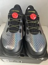 Under Armour SlipSpeed Shoes Justin Jefferson Fuel Sz 11.5 Signed Card 4