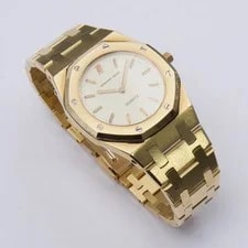 Audemars Piguet Royal Oak 6008BA Cream 18K Yellow Gold 4