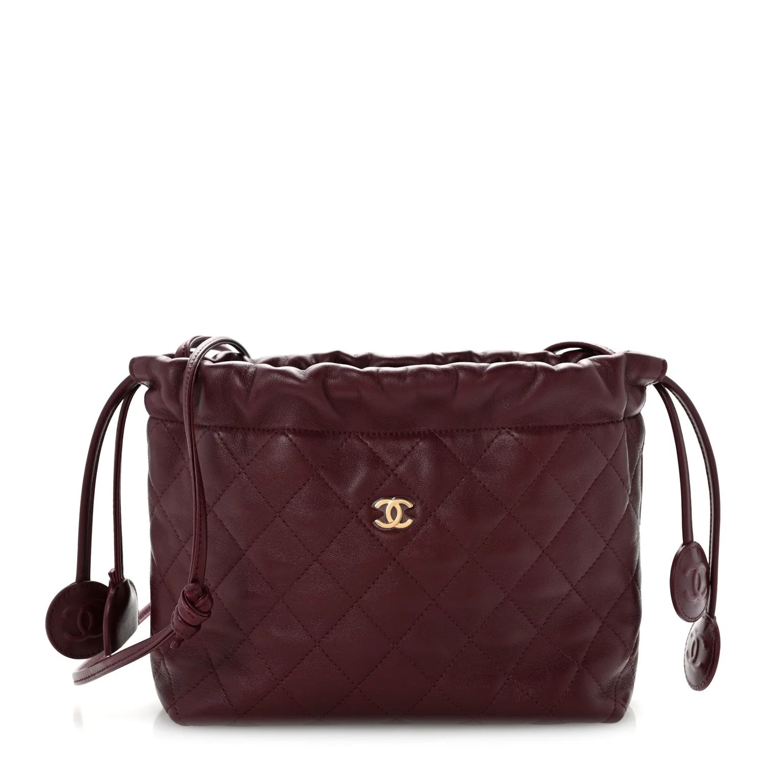 Chanel — Drawstring With Strap Dark — Handbag — resale