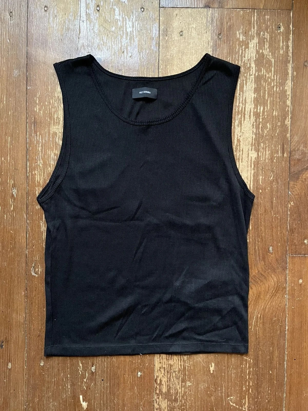 Willy chavarria SS24 SAMPLE ribbed disco tank top — streetwear — resale
