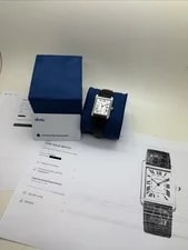 2014 Cartier Tank Solo XL Stainless Steel Automatic Leather Strap W5200027 2
