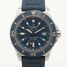 Breitling — Breitling Superocean Y17393 SS & Rubber AT Blue Dial — Watch — resale