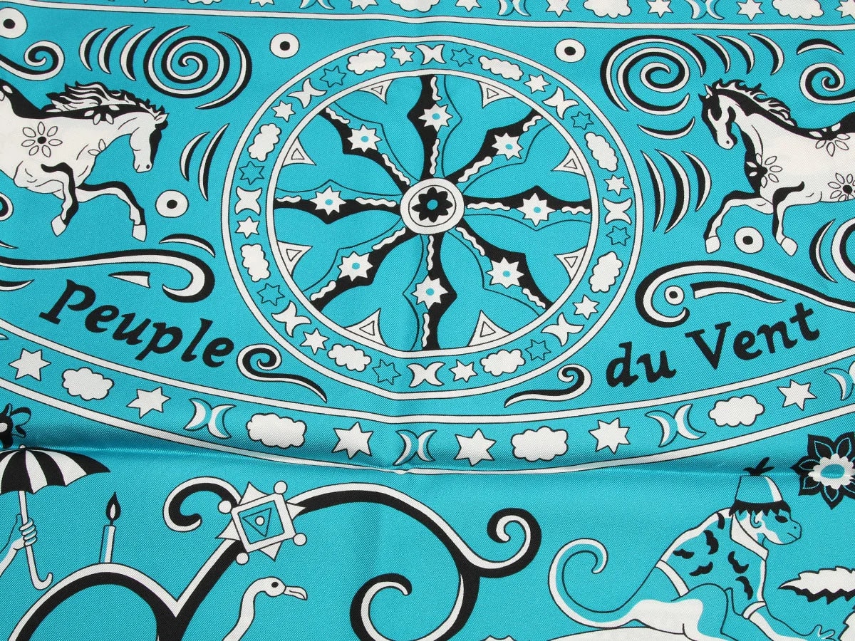 Hermès Peuple du Vent Scarf 2