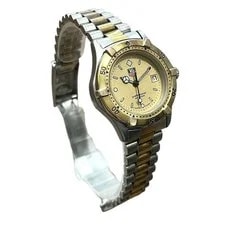 TAG Heuer Professional 200 964.008 Stainless Steel 27.3mm Gold Dial #WPW343 3