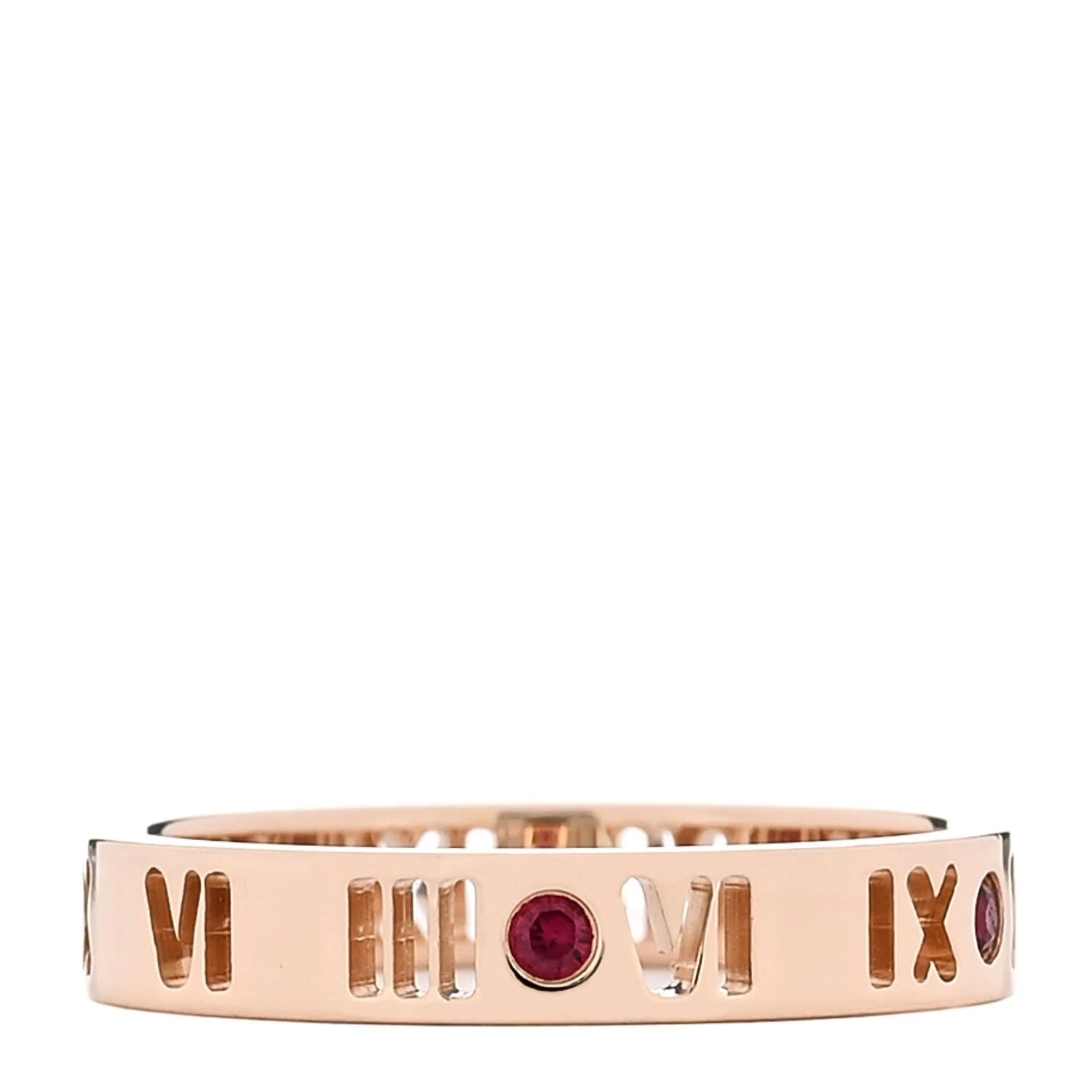 Tiffany & Co. — 18K Rose Gold Atlas Pierced 54 7 — Jewelry — resale