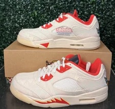 Air Jordan — Size 10 - Air Jordan 5 Retro 2021 Low Chinese New Year — Sneaker — resale