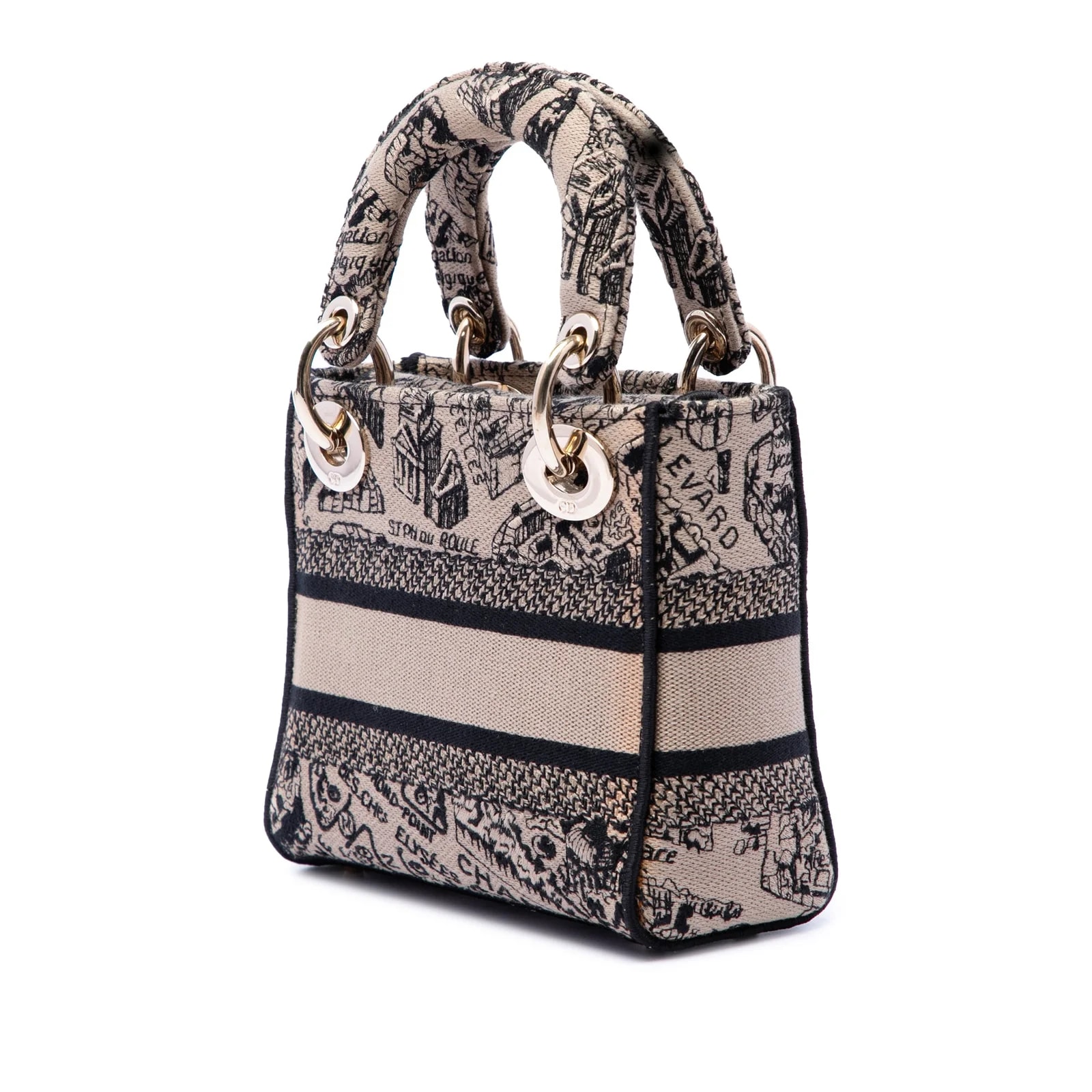 Mini Embroidered Plan de Paris Lady D Lite 2
