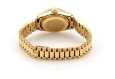 Rolex Oyster Datejust Automatic 18k Gold Black Dial 6917 2