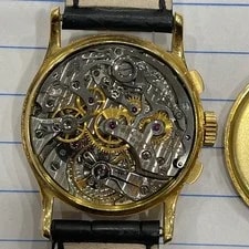 1946 Patek Philippe 130 Tiffany & Co. Stamped, Calatrava Chronograph, 33mm, Y... 3