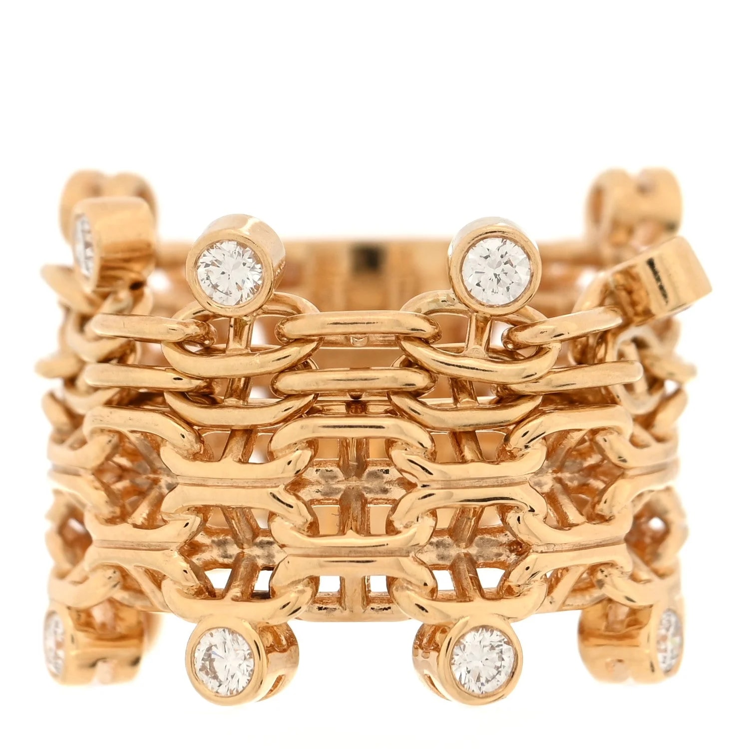 Hermès — 18K Yellow Gold Chaine d'Ancre Calypso 55 7.25 — Jewelry — resale