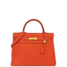 Hermès — Hermes Kelly 35 9 J Feu Sl 031026 A 3 — Handbag — resale