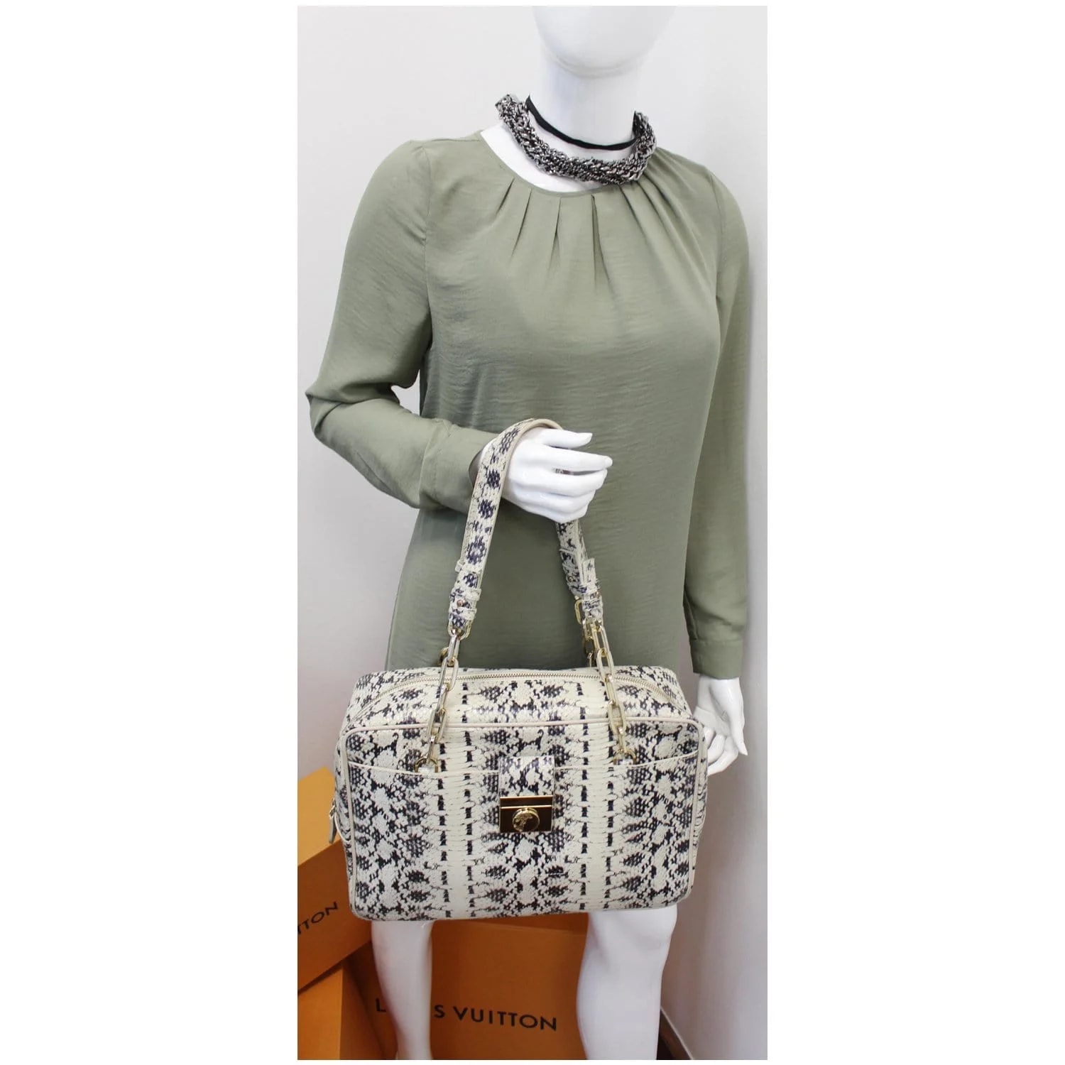 Versace Embossed Satchel 2