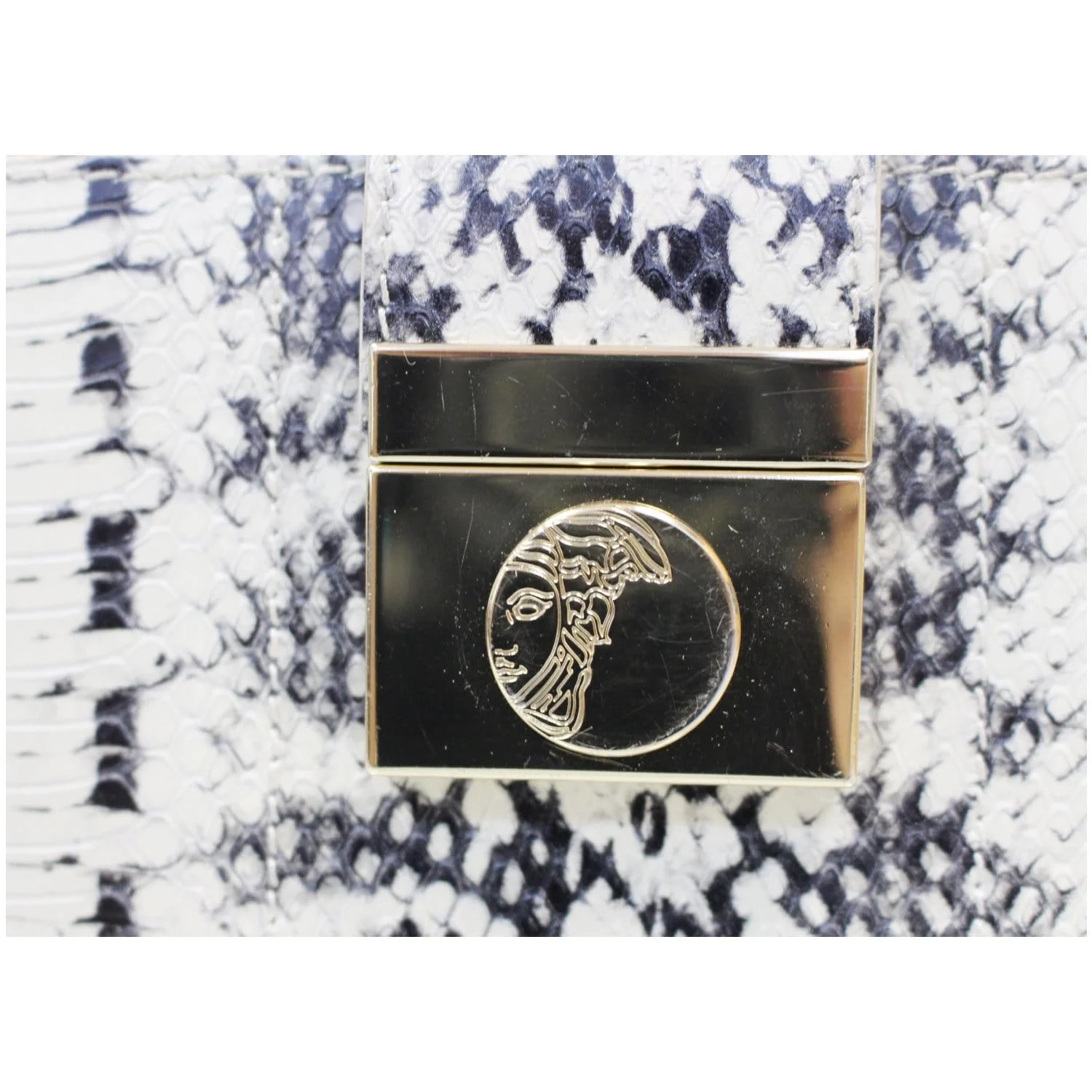 Versace Embossed Satchel 4