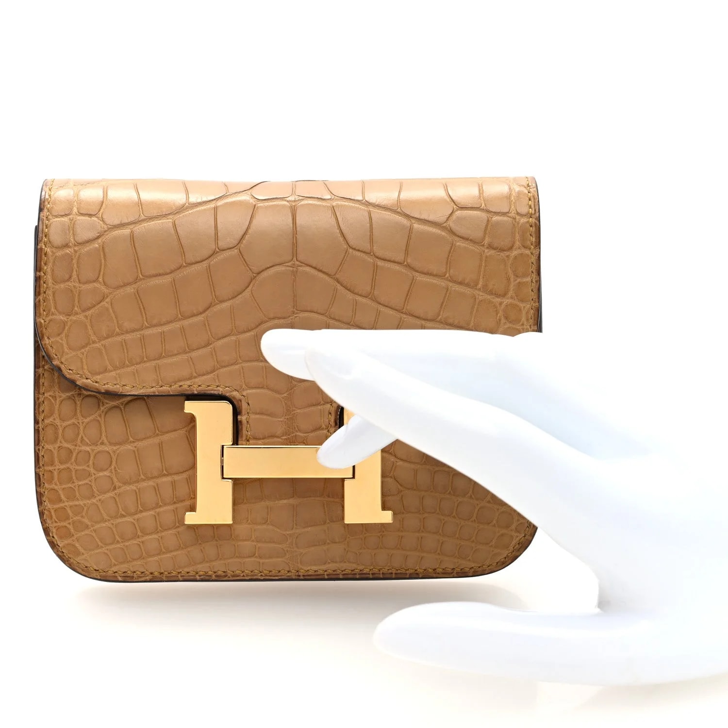 Matte Constance Slim Wallet Kraft 2