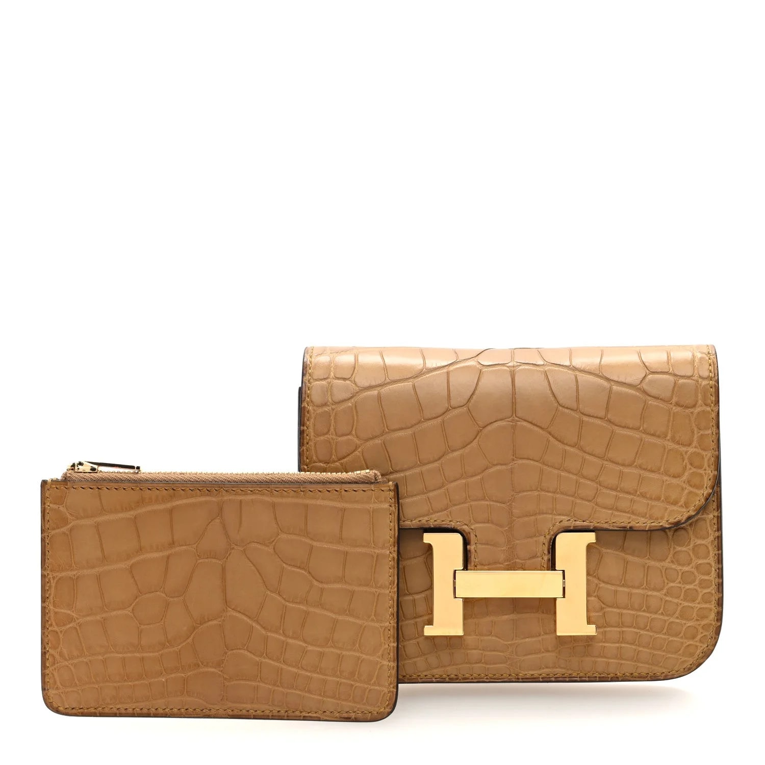 Matte Constance Slim Wallet Kraft 3