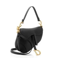Dior Grained Saddle Dual Strap Crossbody 2