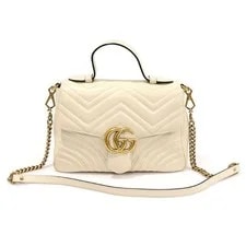 Gucci — Gucci GG Marmont Small 2WAY Matelassé Chevron Gilded Chain 139779763 [P] — Handbag — resale