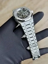 Audemars Piguet Royal Oak Openworked 2015 Preowned 15305ST.OO.1220ST.01 3