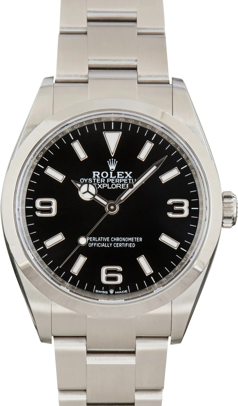 Rolex — Black Dial Rolex Explorer 36 Ref 124270 Stainless Steel — Watch — resale