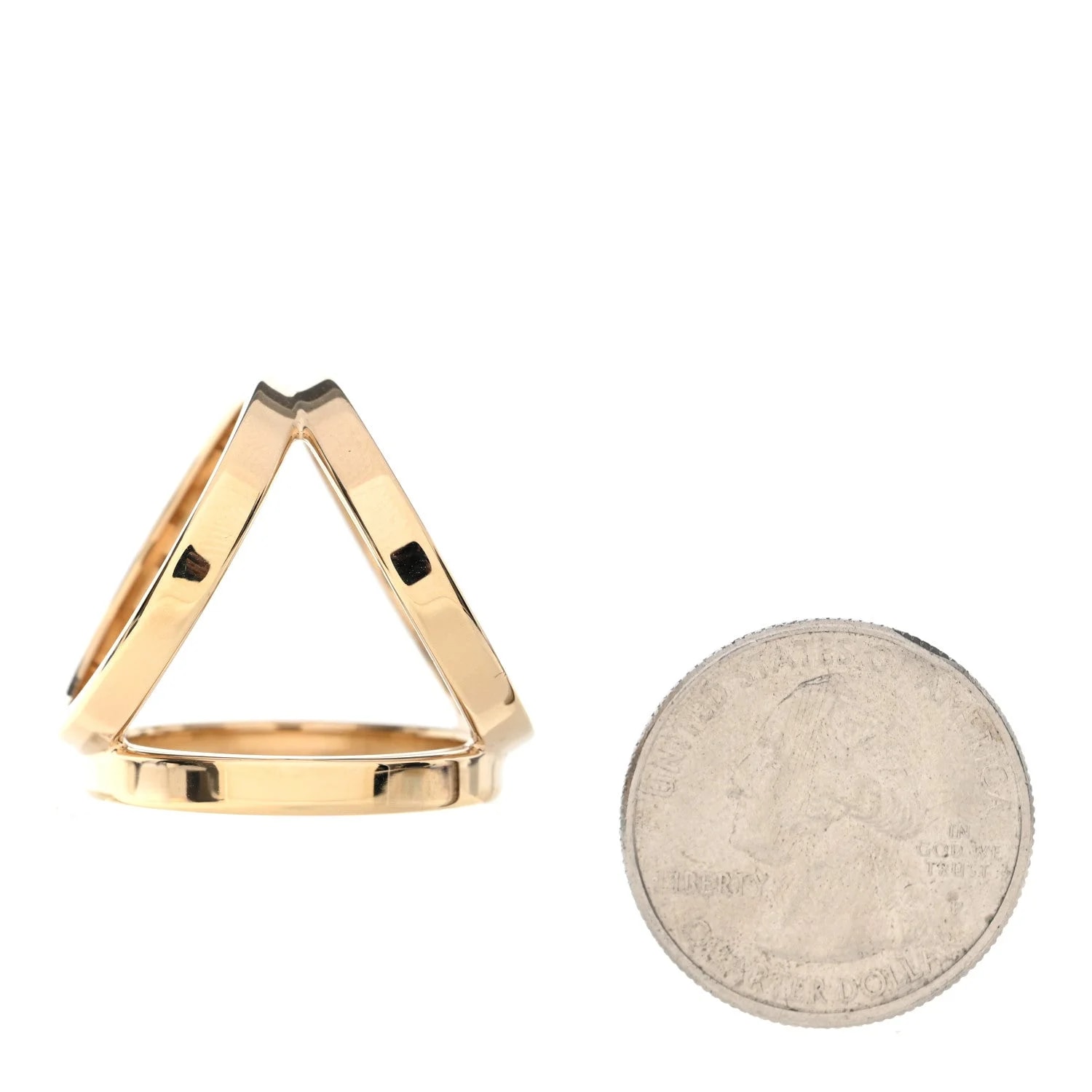 Permabrass Trio Scarf Ring 2
