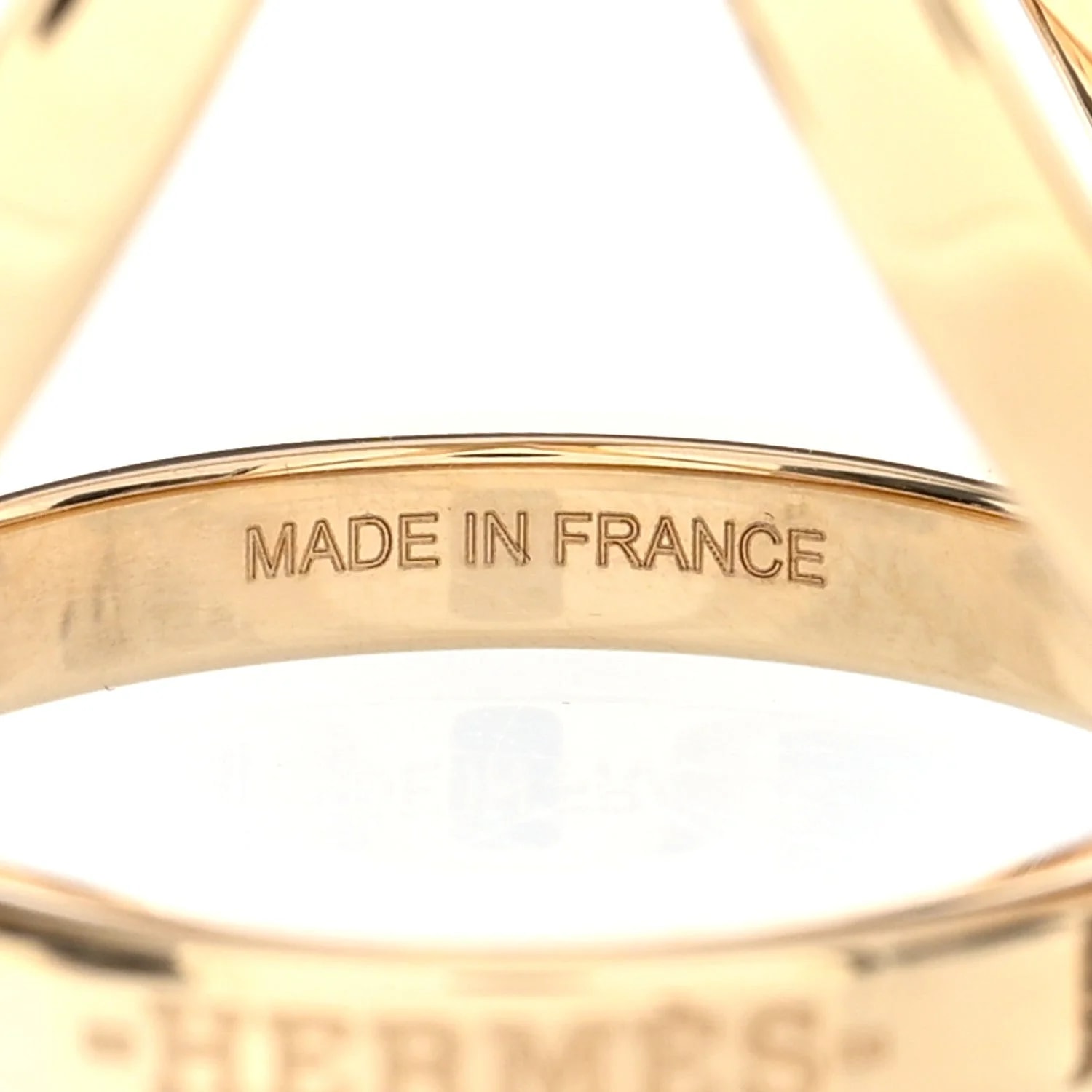 Permabrass Trio Scarf Ring 3