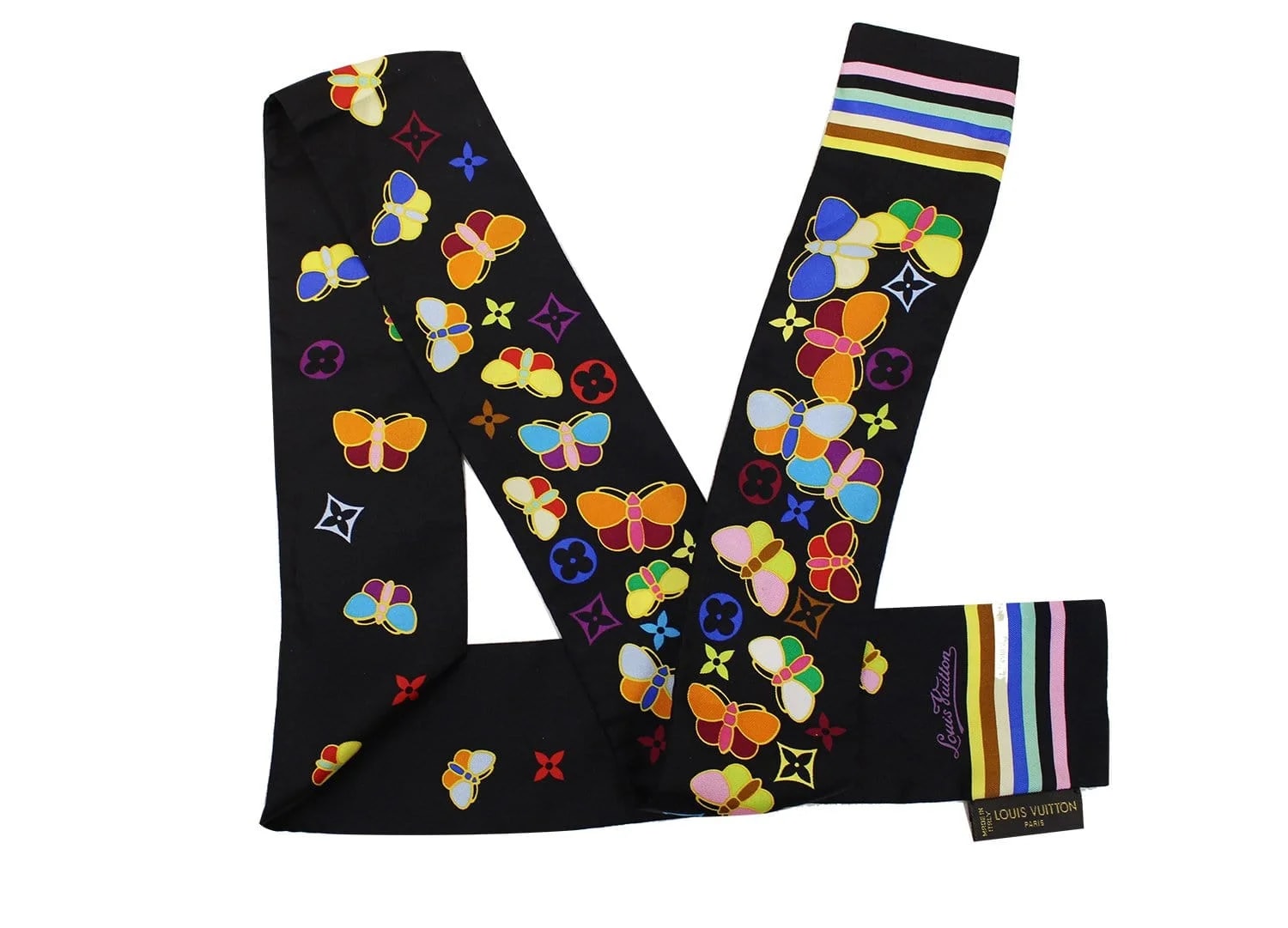 Louis Vuitton — Louis Vuitton Slim Scarf Bandeau Headband Tie — Accessory — resale