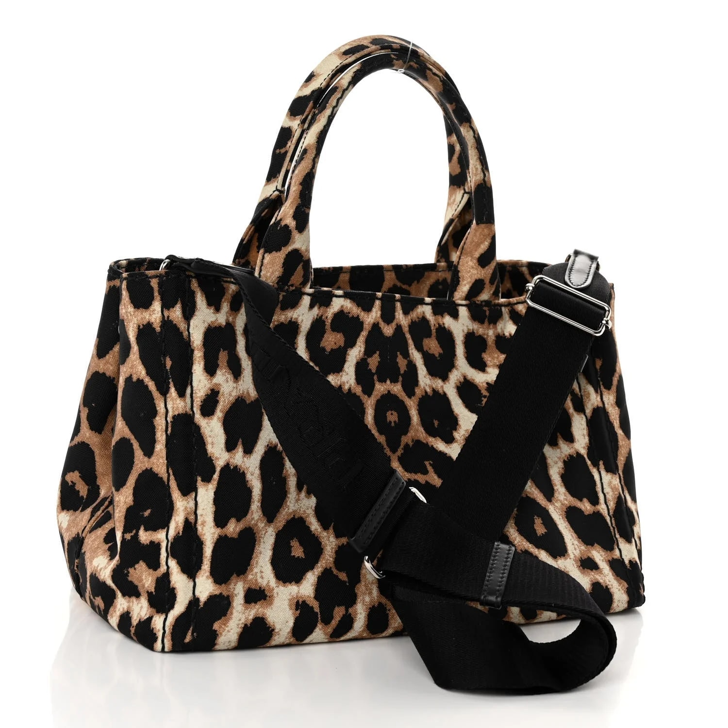 Canapa Stampada Leopard Small Avorio 3