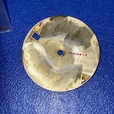TAG Heuer 2000 Chronometer Dial & Hands Set Swiss Made Gold Markers 3