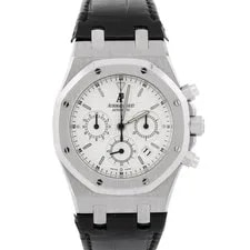 Audemars Piguet — Audemars Piguet Royal Oak Chronograph White 18K Gold 39mm 26022BC.OO.D002CR.01 — Watch — resale