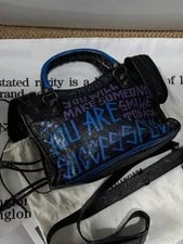 Balenciaga City Mini Graffiti Crossbody Auth 2