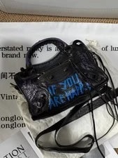 Balenciaga City Mini Graffiti Crossbody Auth 3