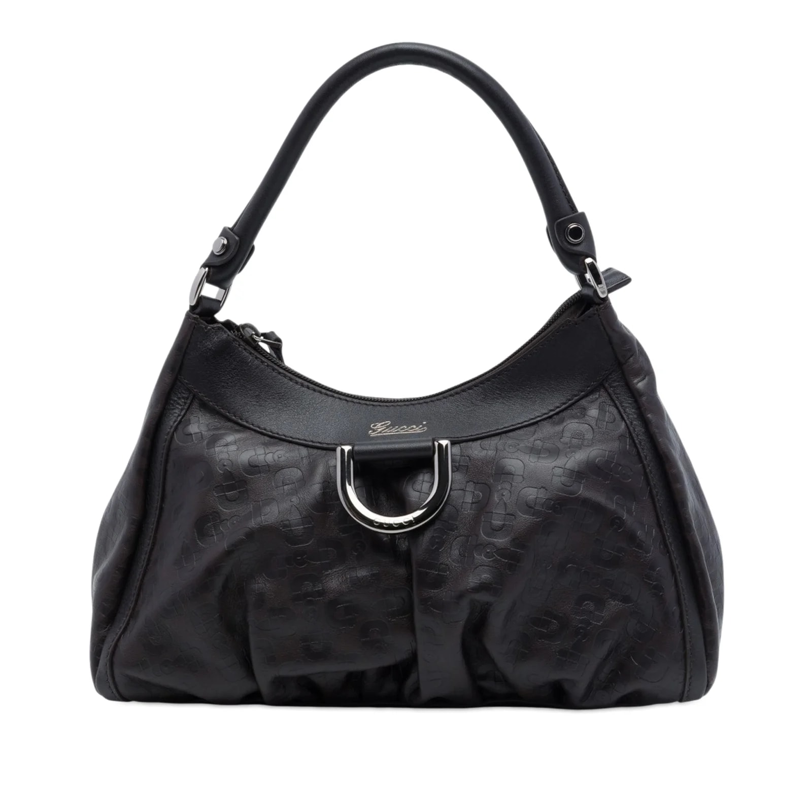 Gucci — Horsebit Embossed Abbey D Ring — Handbag — resale