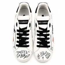 Dolce & Gabbana Portofino Graffiti DG Logo Low Top 44 2