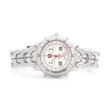 TAG Heuer S/el Chronograph CG1111-0 200m Date Digital Analog White Quartz 4