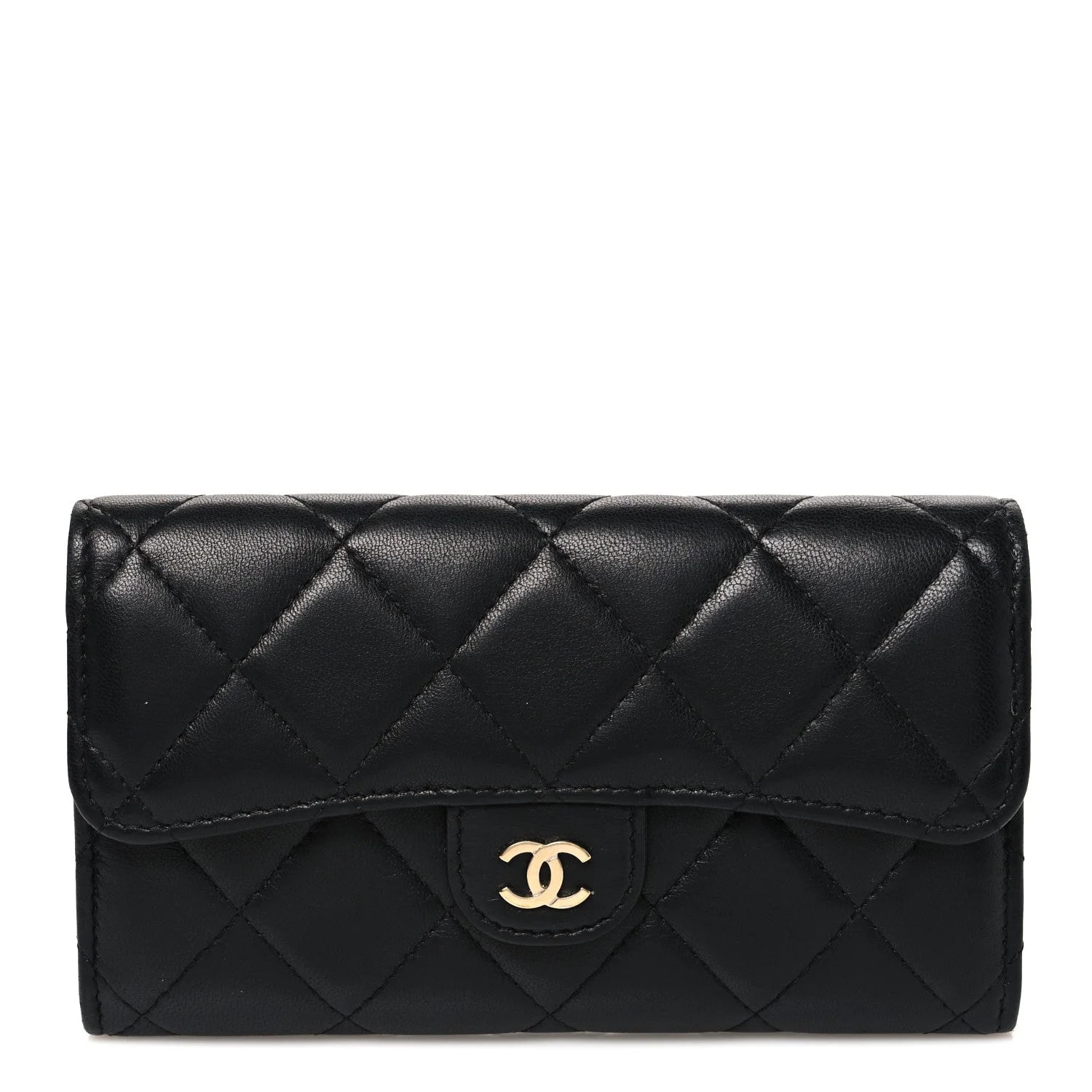 Chanel — Medium Gusset Flap Wallet — Accessory — resale
