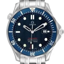 Omega — Omega Seamaster 300M Steel Blue Dial 2221.80.00 Box Cards — Watch — resale