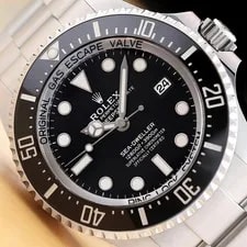 Rolex — 2023 NEW Card Rolex 136660 Sea-dweller Deepsea 44MM Black Ceramic Steel — Watch — resale
