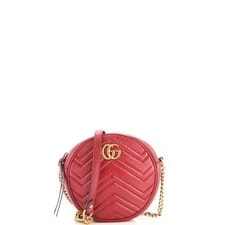 Gucci — Gucci GG Marmont Round Matelasse Mini — Handbag — resale