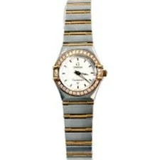 Omega Constellation Mini SS YG Diamond 1267 70 Quartz 23mm Shell 2