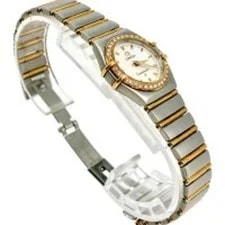 Omega Constellation Mini SS YG Diamond 1267 70 Quartz 23mm Shell 4