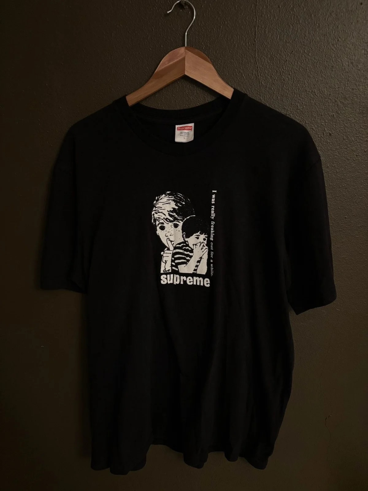 Supreme — Supreme®️ “Freaking Out” Tee — streetwear — resale